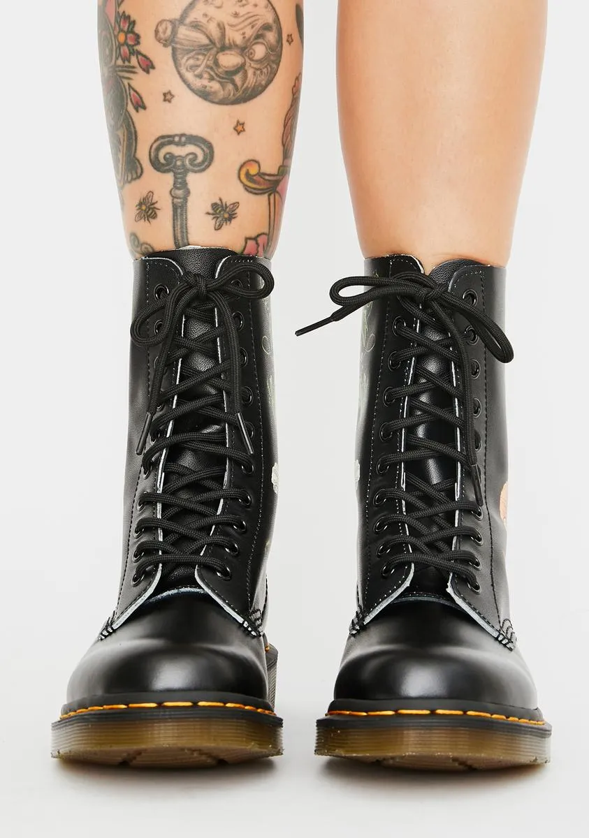 1490 Wild Botanics Combat Boots