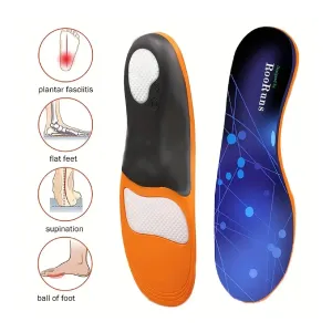 1pair Dual-Layered Insoles with Arch Support, Fitness Gear 1pair Dual-Layered Insoles with Arch Support, Fitness Gear