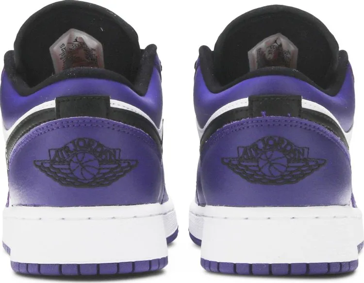 Air Jordan 1 Low GS Court Sneakers, Purple