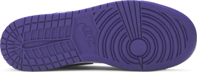 Air Jordan 1 Low GS Court Sneakers, Purple