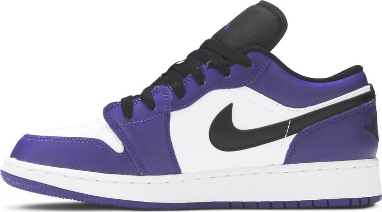 Air Jordan 1 Low GS Court Sneakers, Purple