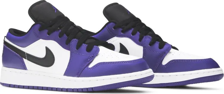 Air Jordan 1 Low GS Court Sneakers, Purple