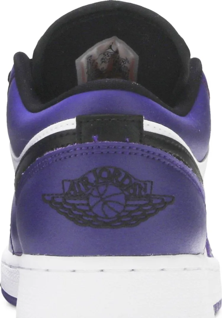 Air Jordan 1 Low GS Court Sneakers, Purple