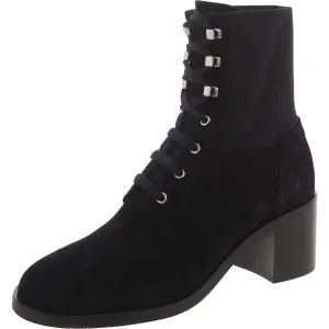 Aquatalia Womens Suede Lace-Up Combat & Lace-Up Boots