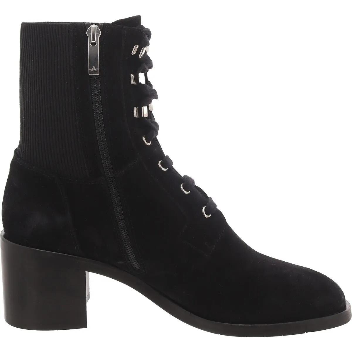 Aquatalia Womens Suede Lace-Up Combat & Lace-Up Boots