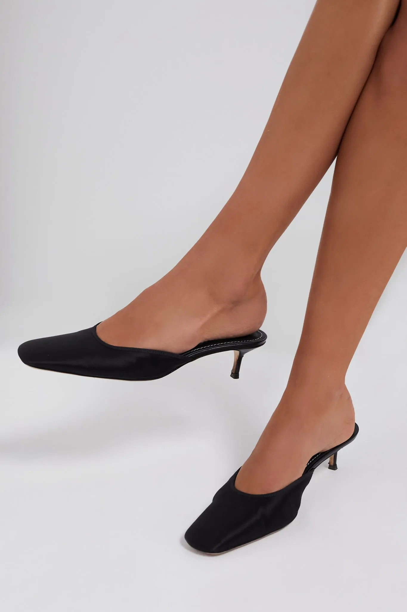 Black Otto Kitten Heel