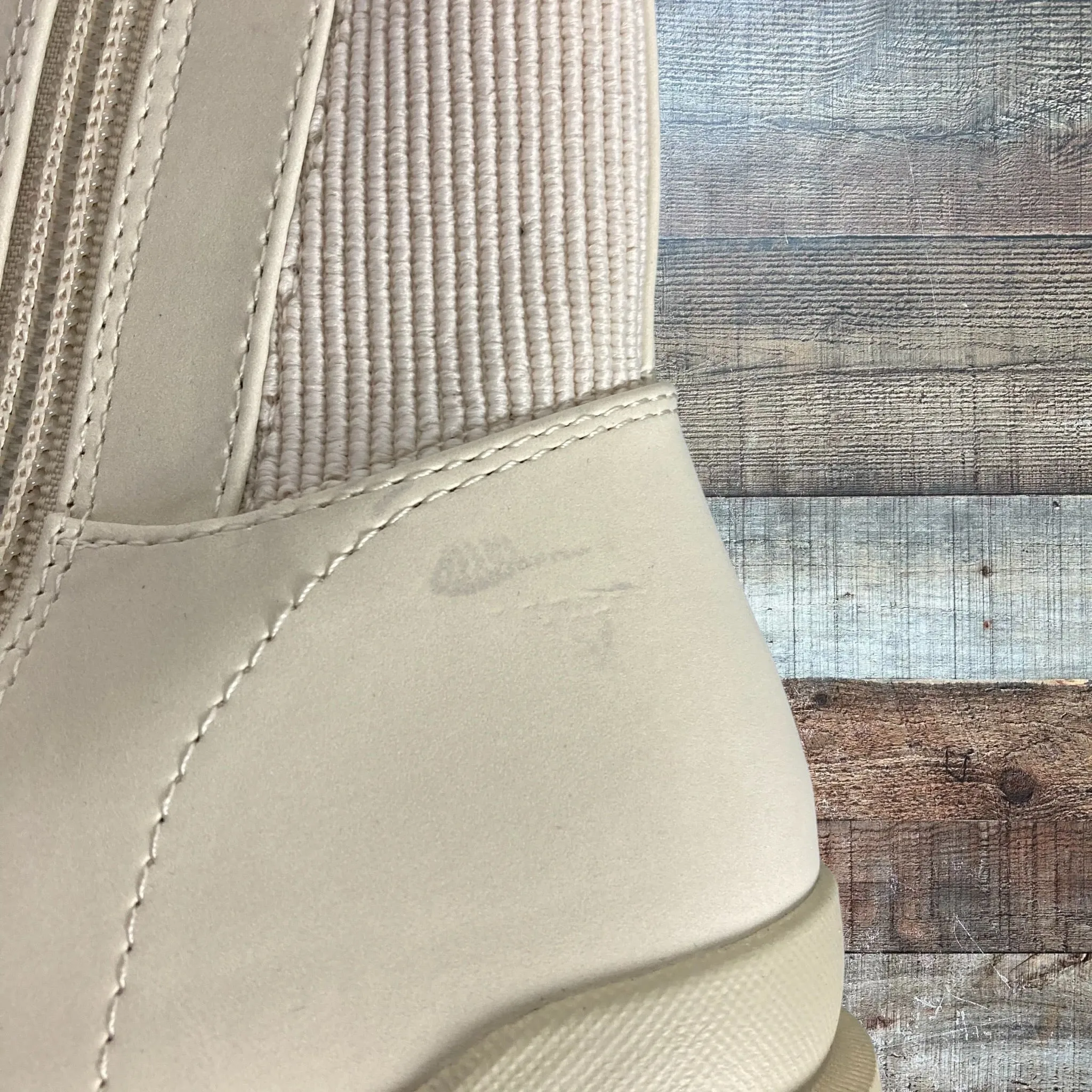 B.O.G. Collective Cream Combat Boots- Size 7/5 (see notes)