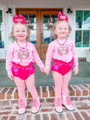 Bubblegum Glitter Boots