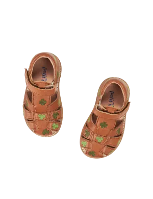 Clover Classic sandal - Cognac