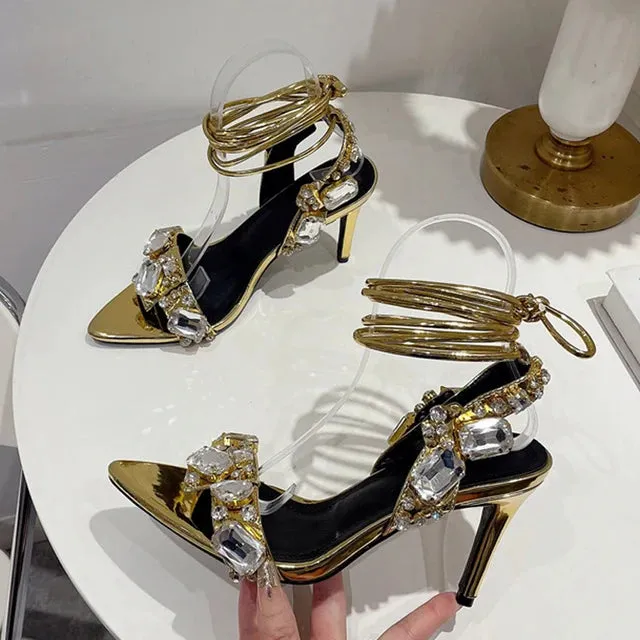 Crystal Diamond Sandals