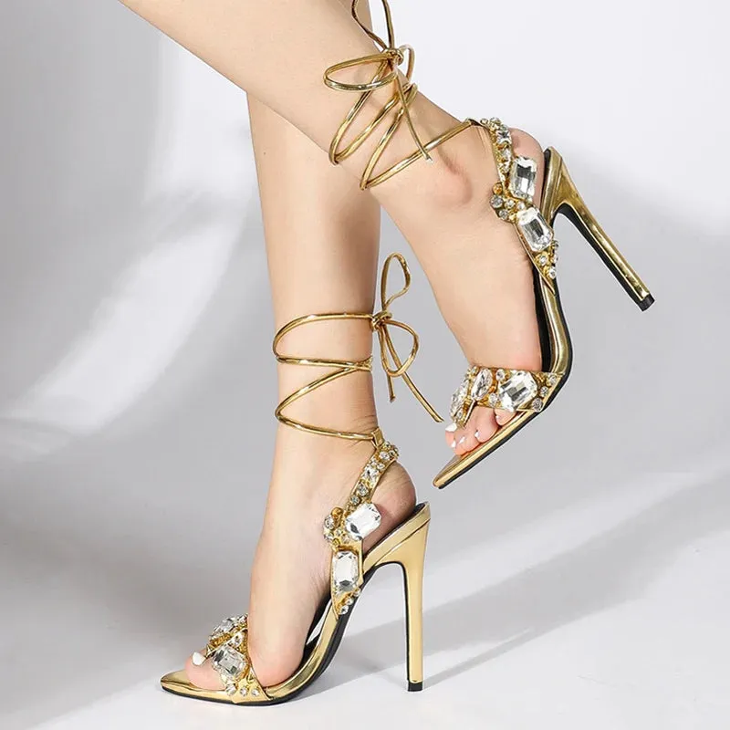 Crystal Diamond Sandals