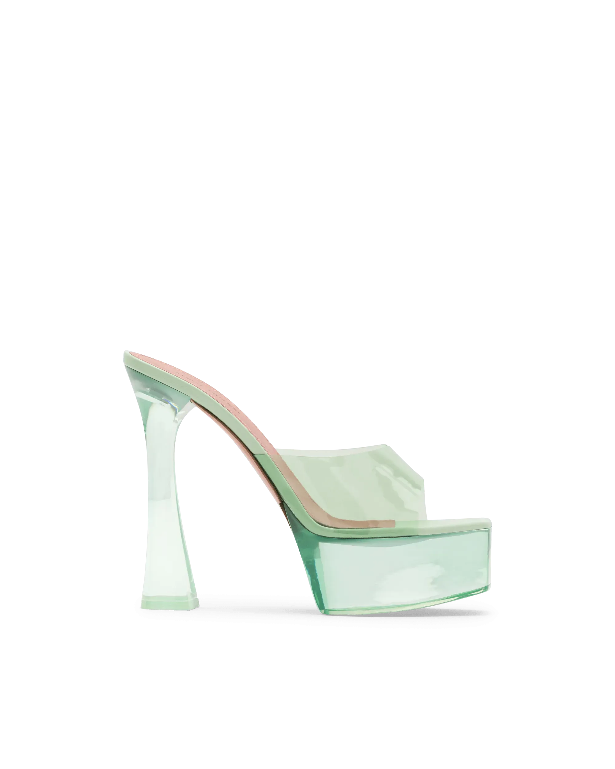 Dalida Glass PVC Platform Sandals
