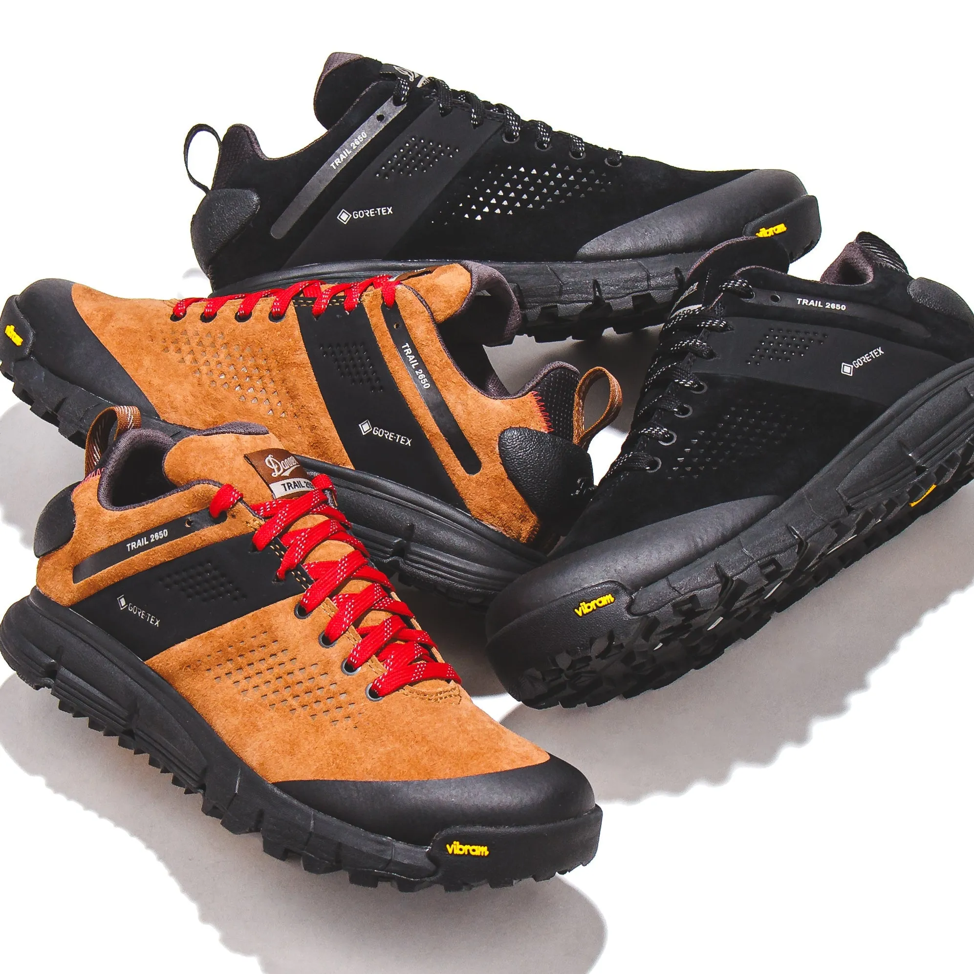 Danner Men Trail 2650 Suede Brown Red GTX 61297