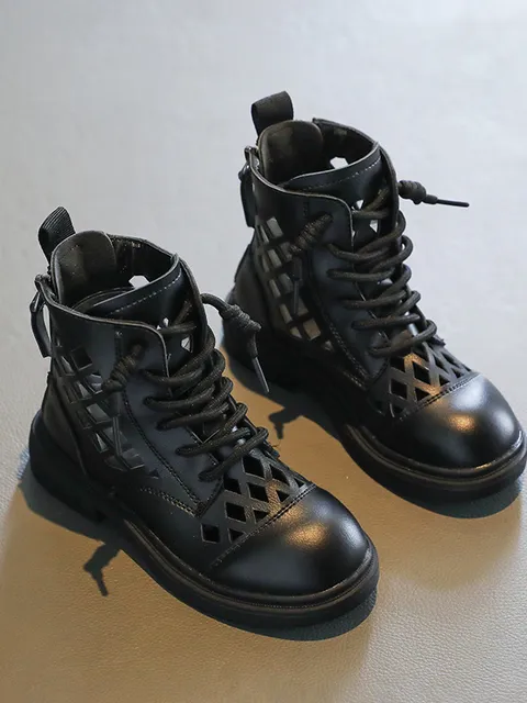 Diamond Cut Ankle Boots by Liv and Mia