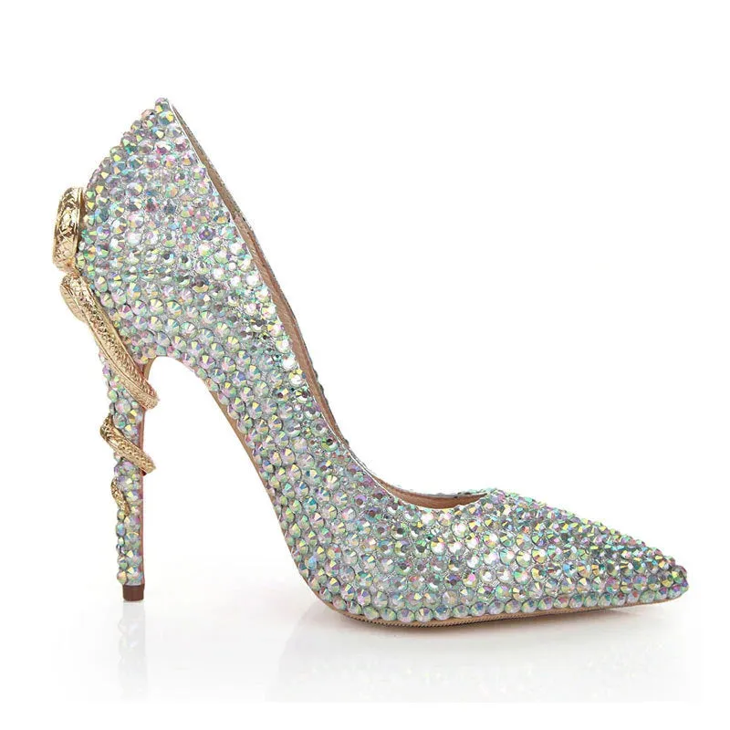 Diamond Wrapped High Heels