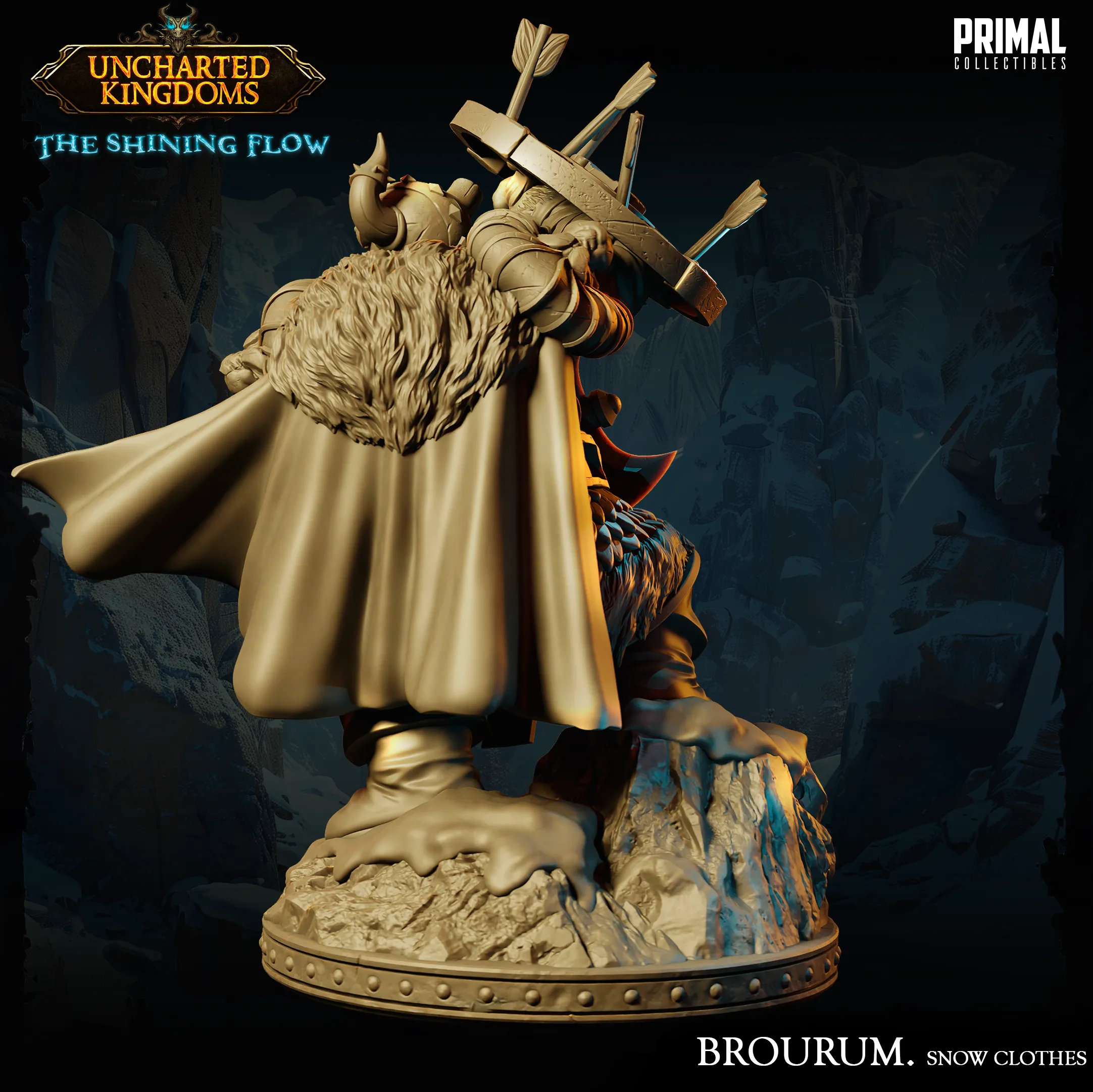 DNDUK - Bruenor Battlehammer (Snow) - Brourum Axedelver - Male Shield Dwarf miniature