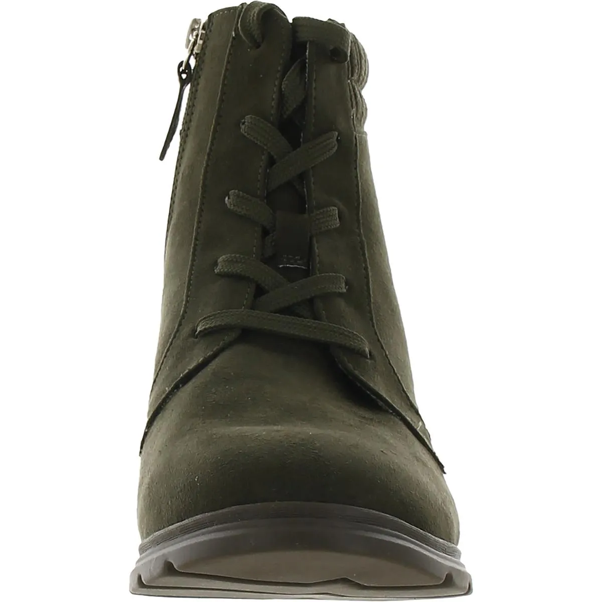Dr. Scholl's Shoes Womens Chroma Leather Combat Mid-Calf Boots