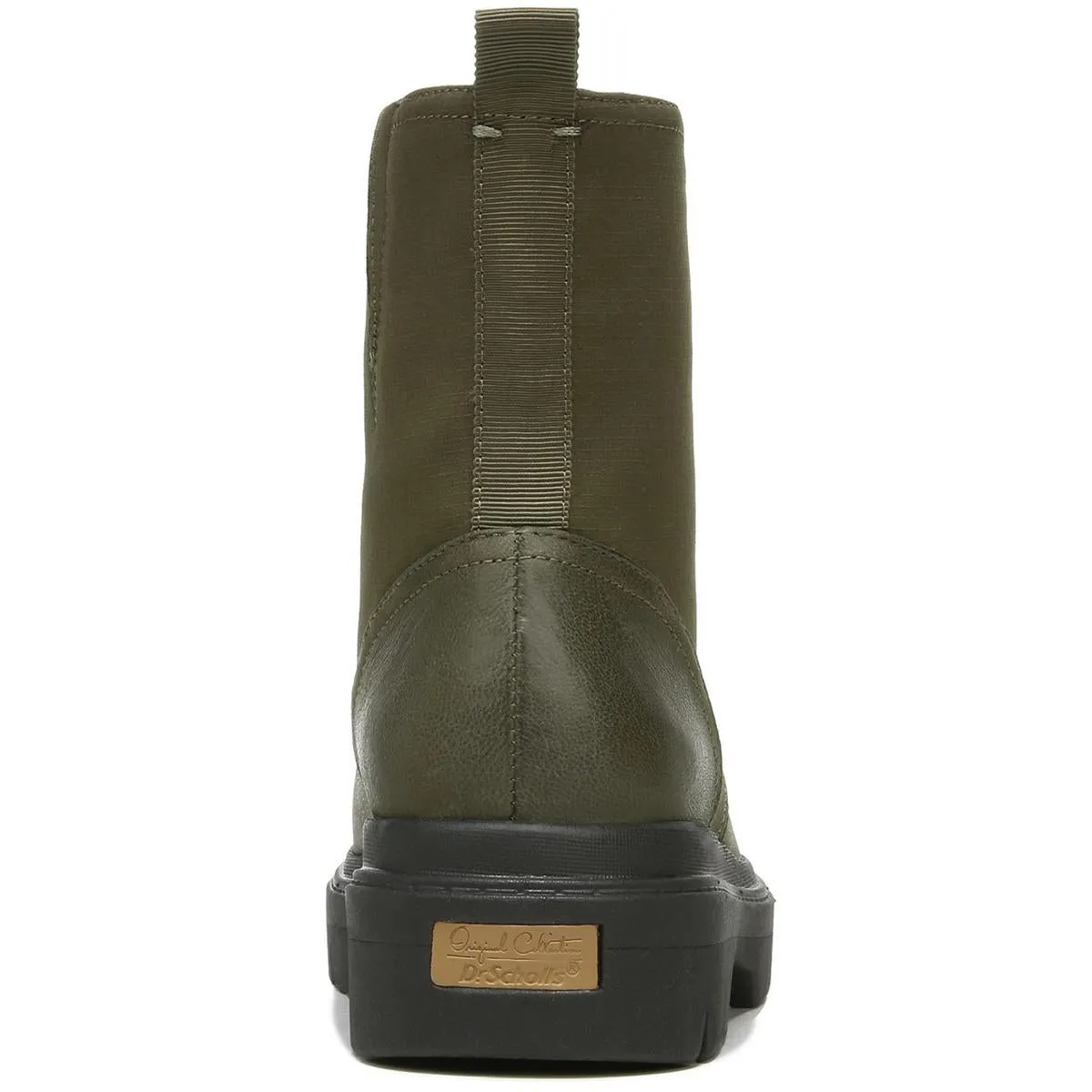 Dr. Scholl's Shoes Womens Chroma Leather Combat Mid-Calf Boots