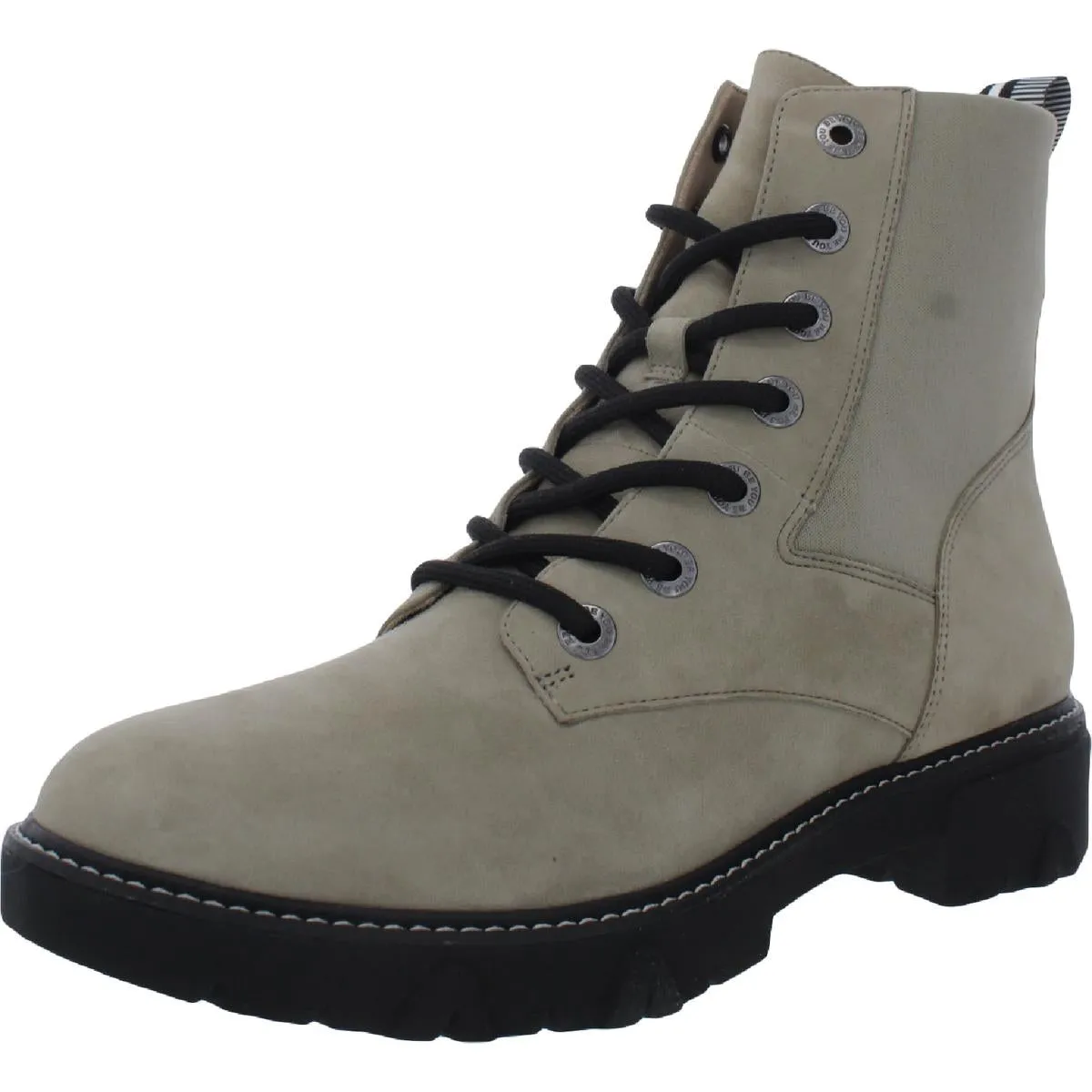 Dr. Scholl's Shoes Womens Hudson Arch Support Ankle Combat & Lace-up Boots