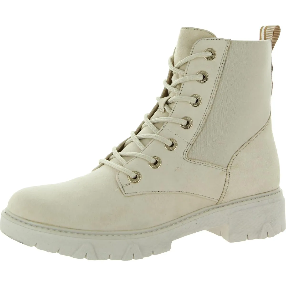 Dr. Scholl's Shoes Womens Hudson Arch Support Ankle Combat & Lace-up Boots