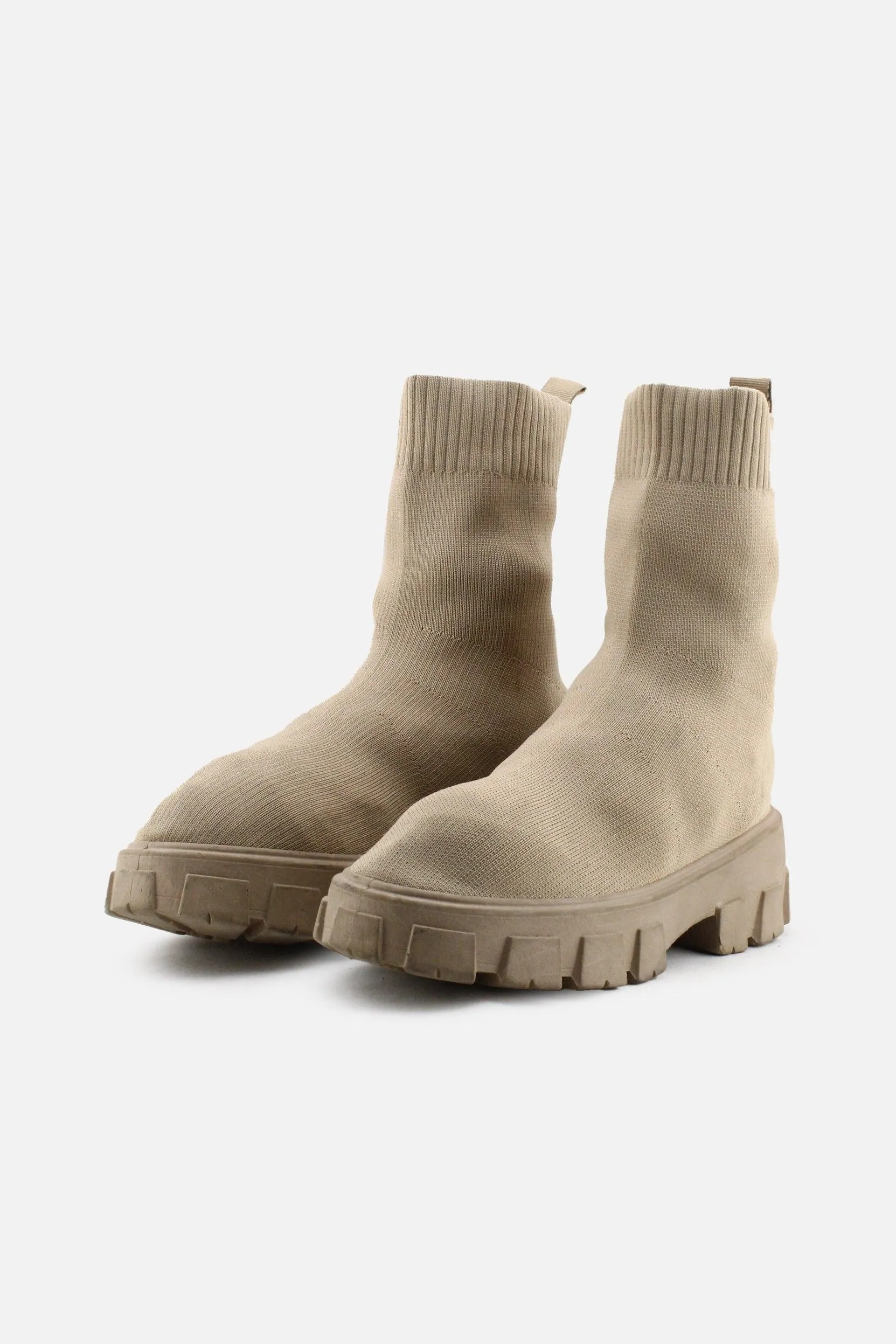 European Brand Sock Combat Boots | Textile