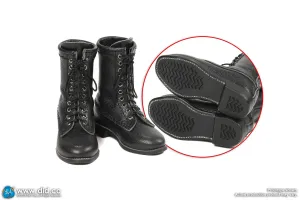 F/A-18E Pilot Captain Mitchell - Black Combat Boots (Foot Type)