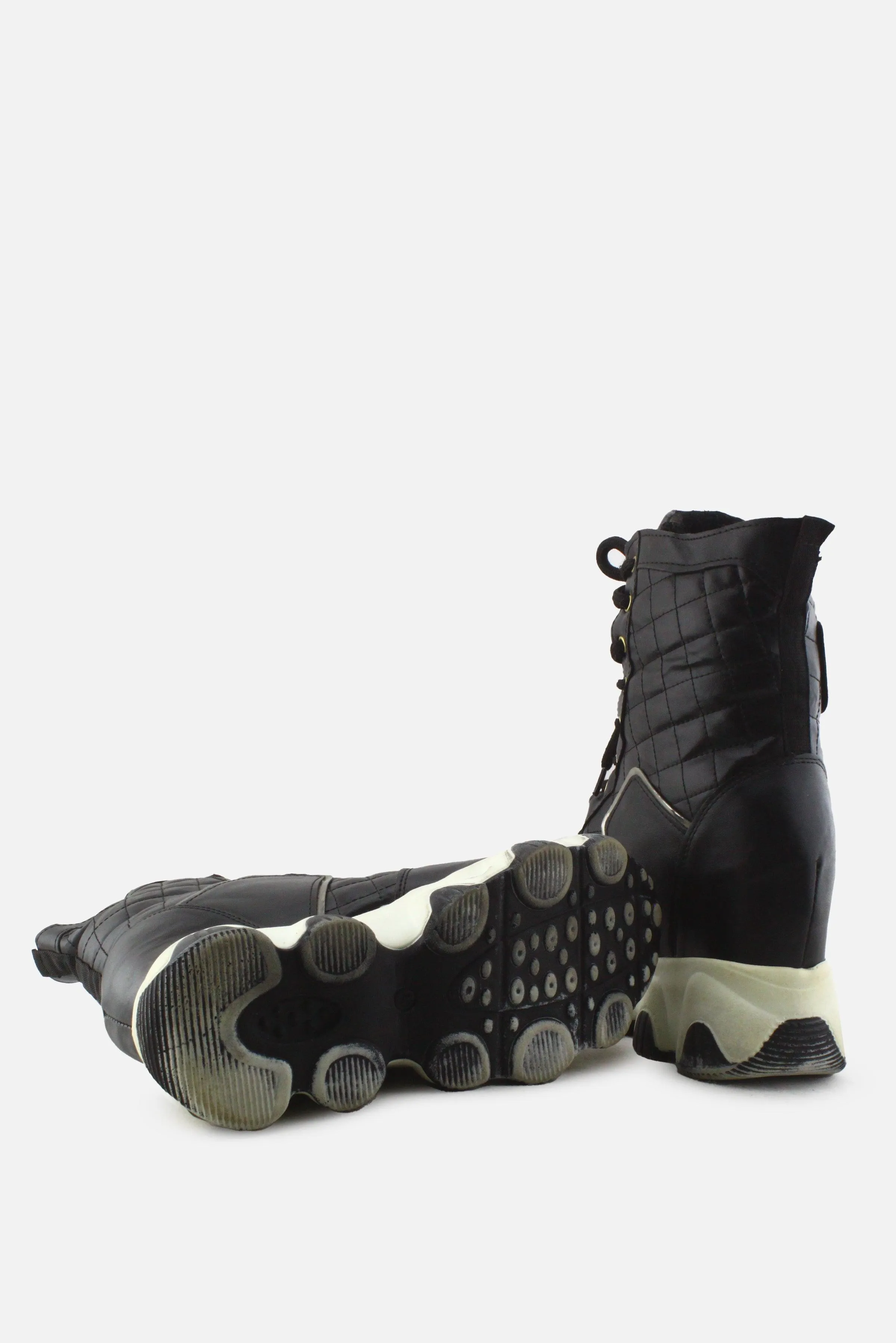 Fashion Laces Combat Ankle Boots | 100% Authentic Leather