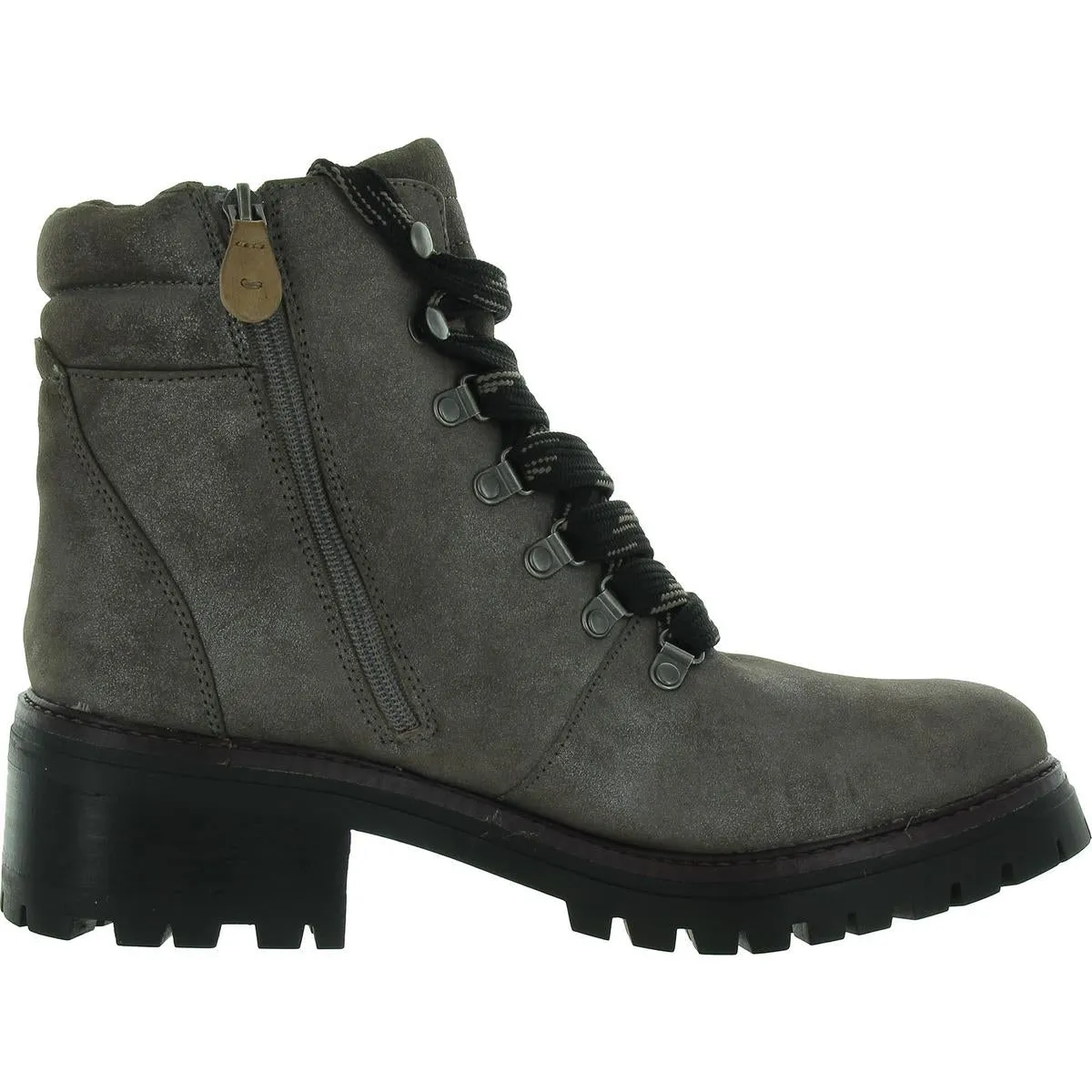 Gentle Souls by Kenneth Cole Womens Leather Lace-Up Combat & Lace-Up Boots