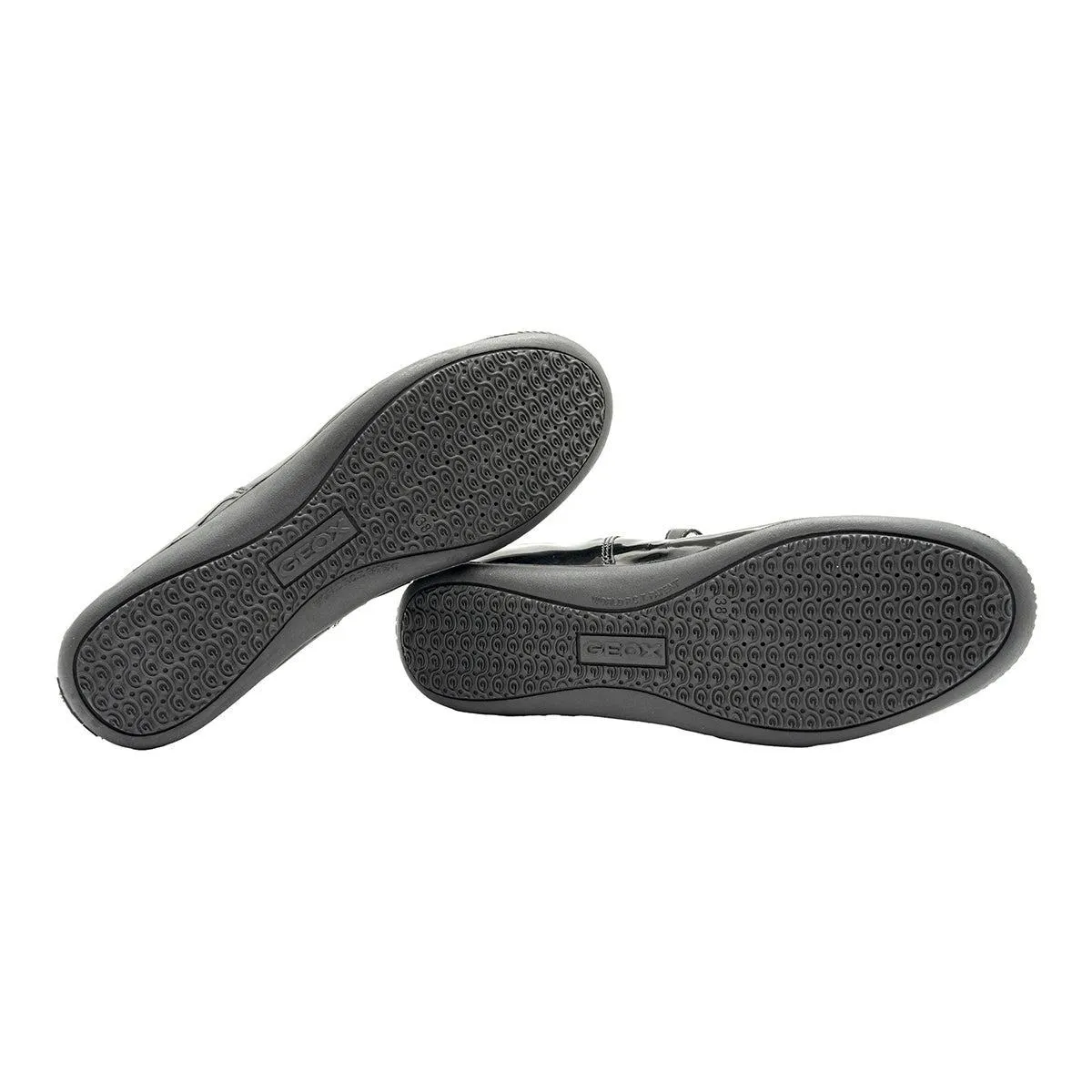 Geox Respira Mary Jane Ballerinas Patent Leather Black Colour For Women