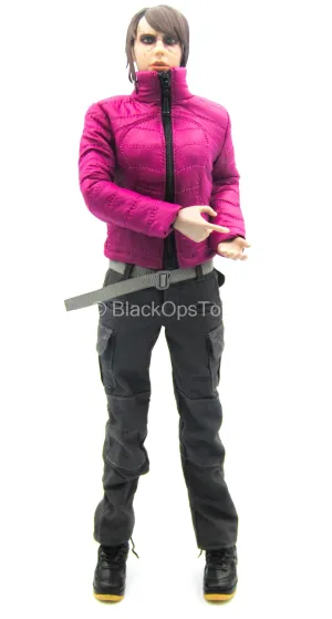 Hot Pink Jacket & Gray Pants w/Harness & Boots
