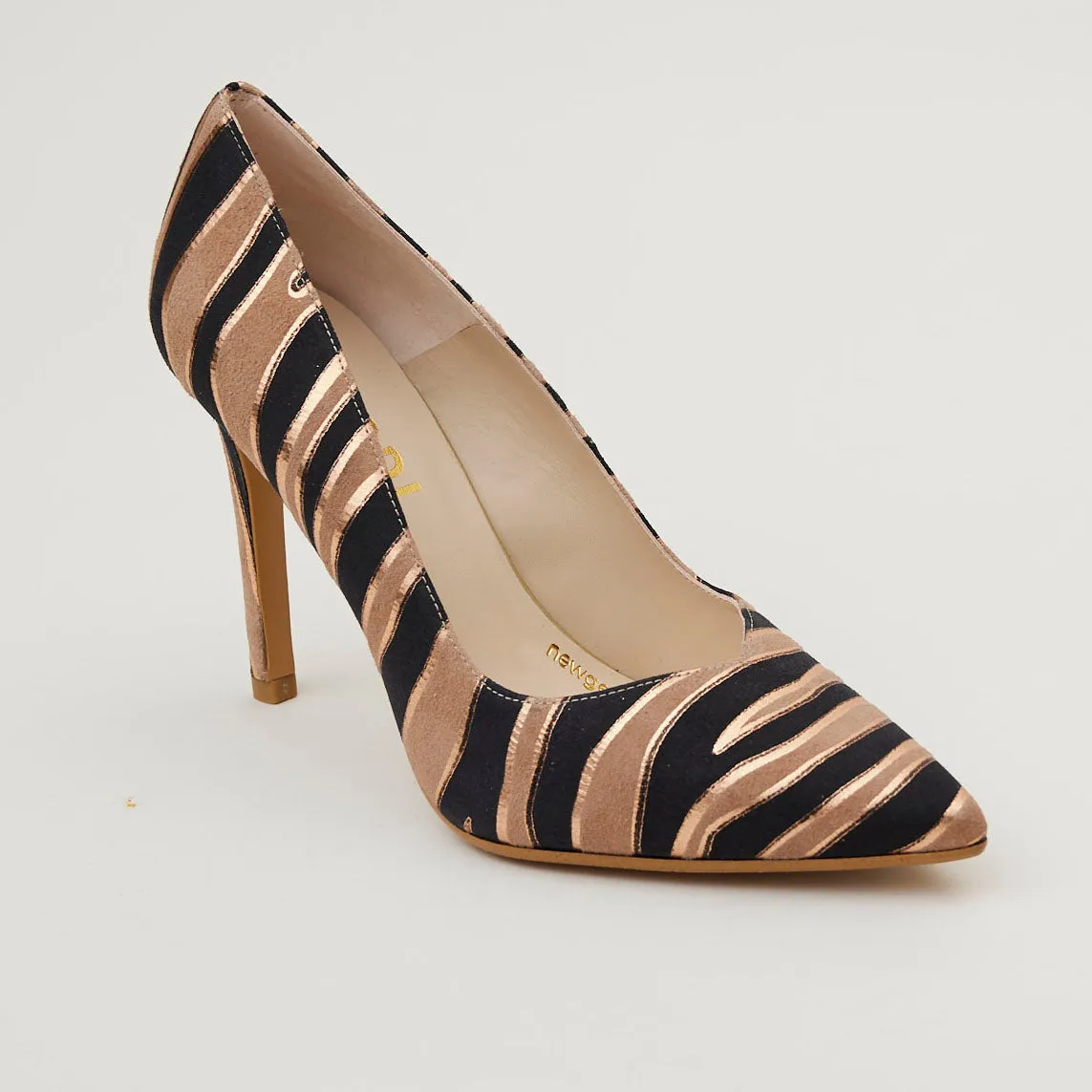 Lodi Zebra Suede Court Shoes