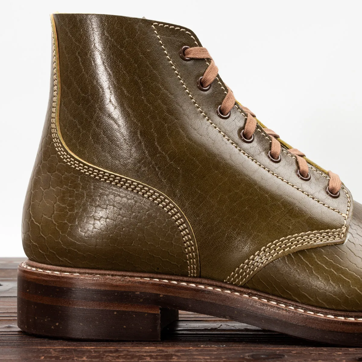M-43 Service Boots - Shinki Olive Horsebutt [Limited Edition]
