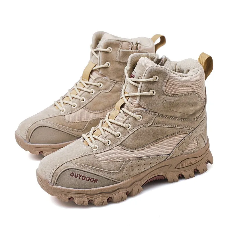 Men's Winter Genuine Leather Combat Boots