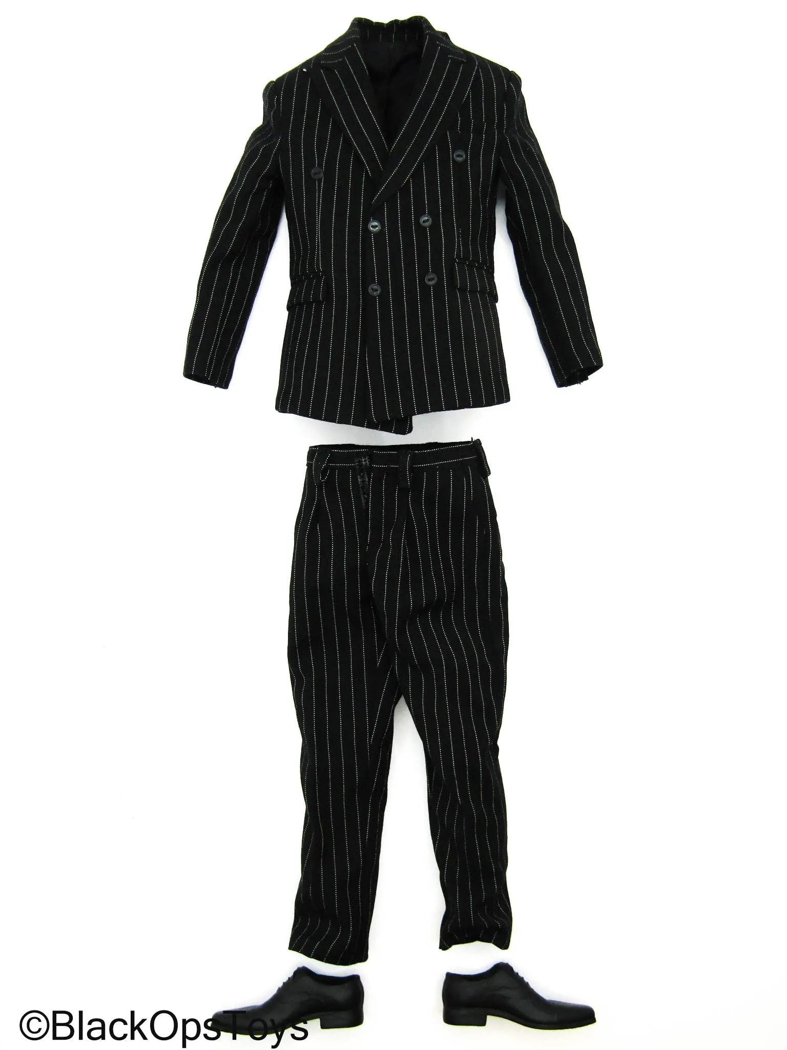 Mental Patient - Black Dress Suit Set w/Black Shoes (Peg Type)