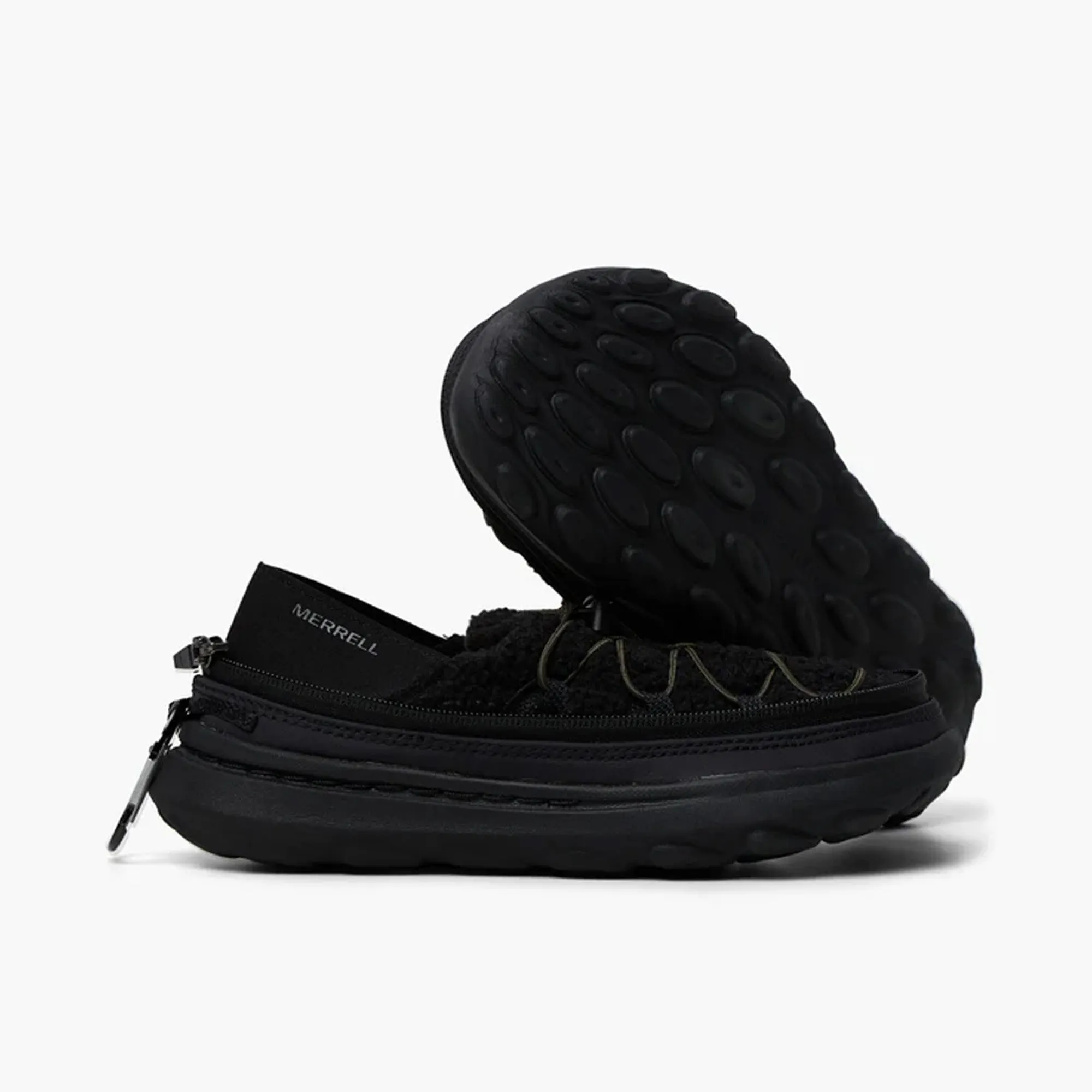 Merrell 1TRL Women's Hut Moc 2 Packable Fleece Black / Olive