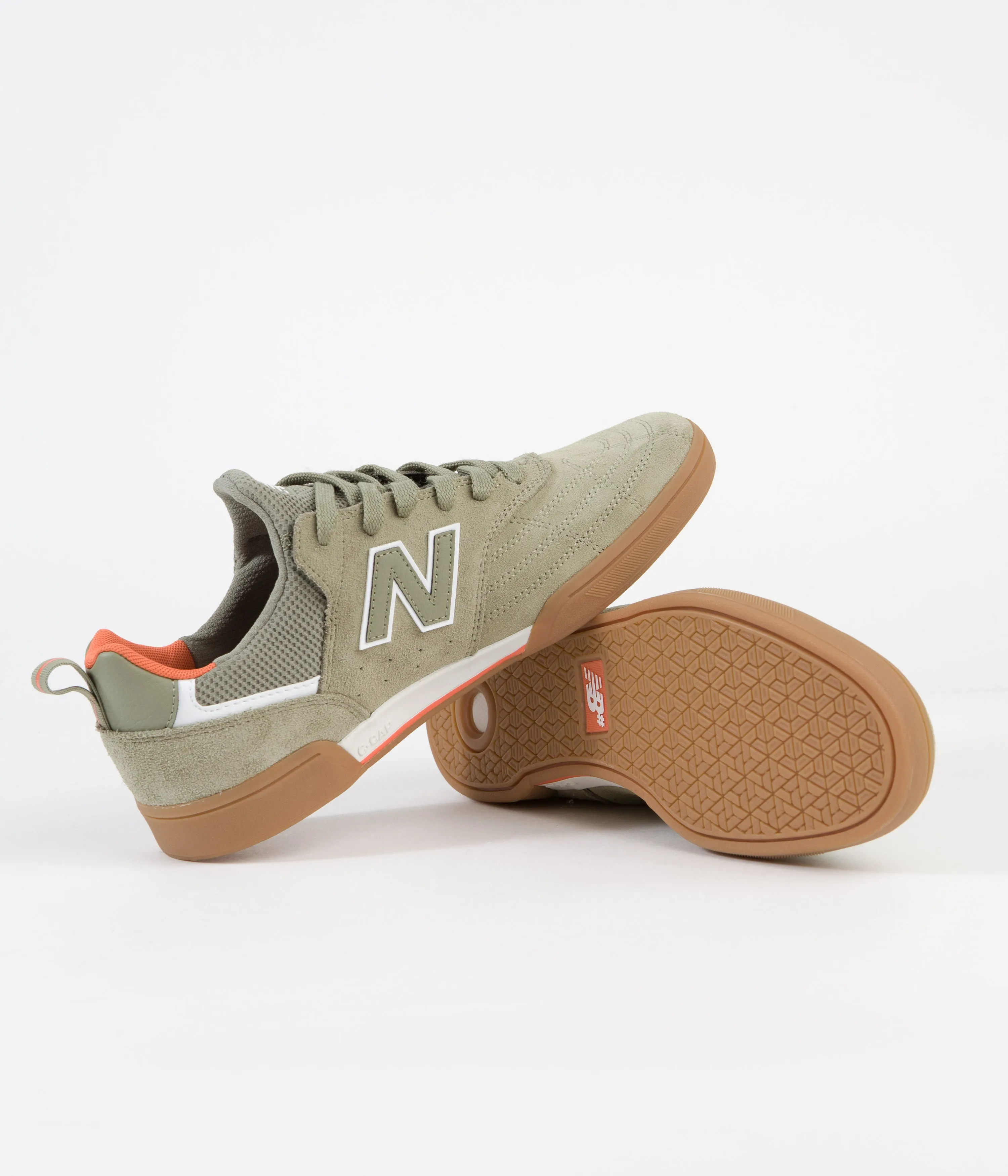 New Balance Numeric 288 Shoes - Olive / White