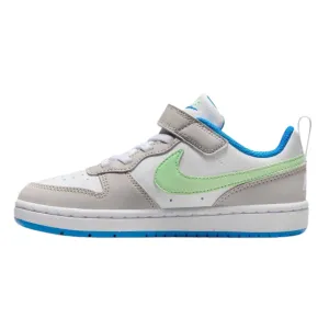 Nike - Kid's Court Borough Low Recraft PS 'Light Iron Vapor Green' - Light Iron Ore / White / Photo Blue / Vapor Green
