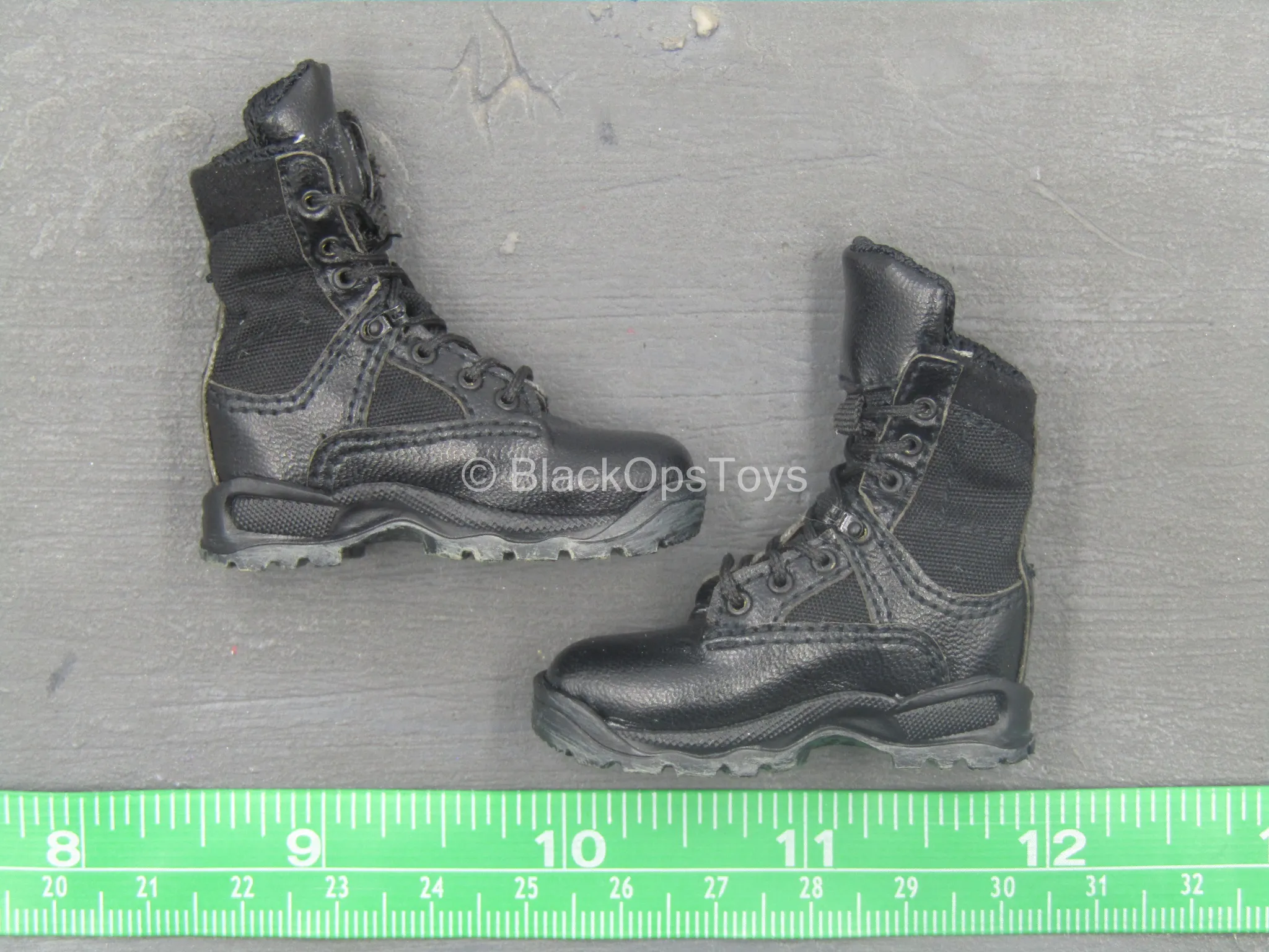 Operation Red Sea PLA Medic - Black Combat Boots (Peg Type)