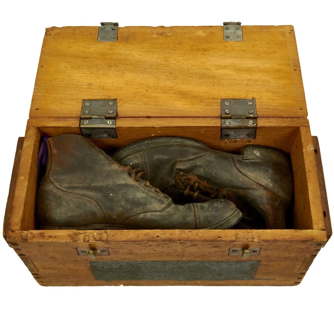 Original Incredible Untouched Grouping of USGI Captured Japanese War Trophies with Original Ship-Home Box