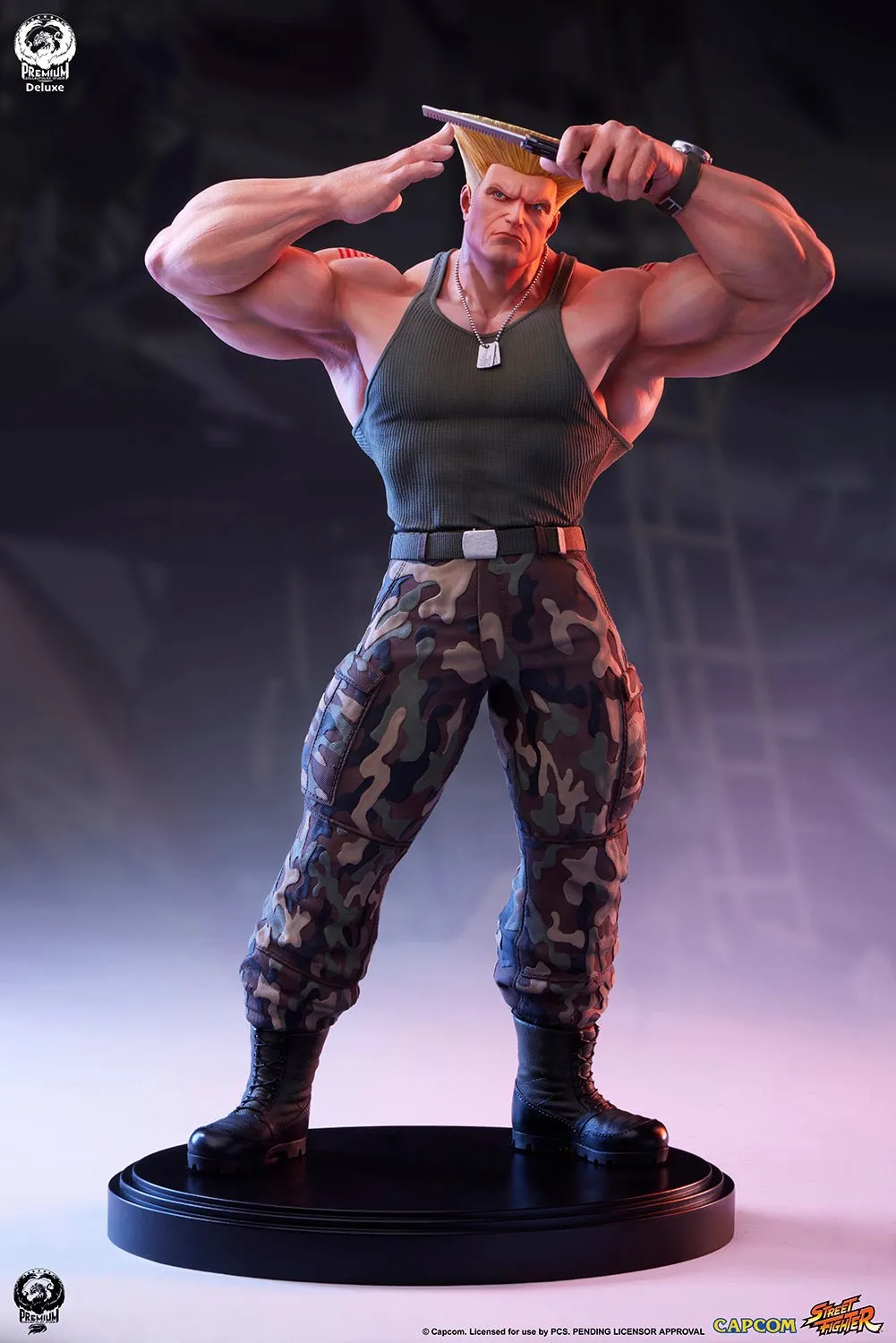 PRE-ORDER: PCS Collectibles Street Fighter 6 Guile Deluxe Edition Quarter Scale Statue