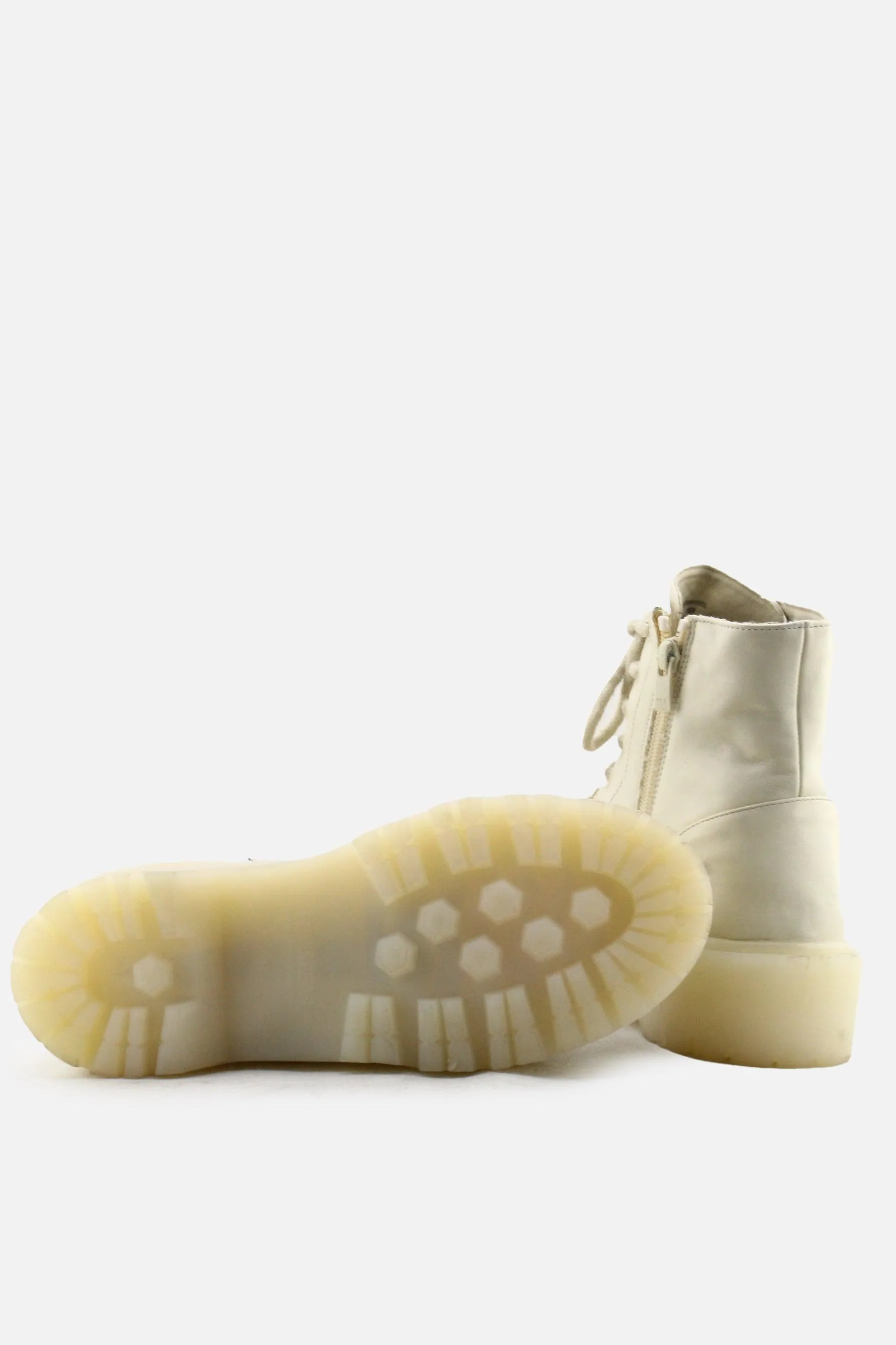 Pull & Bear Zipper Laces Combat Boots | 100% Authentic Leather | 100% Authentic Leather