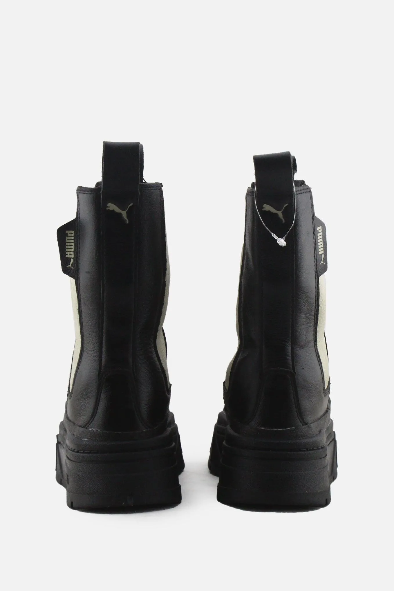 Puma Stretchable Combat Ankle Boots | 100% Authentic Leather