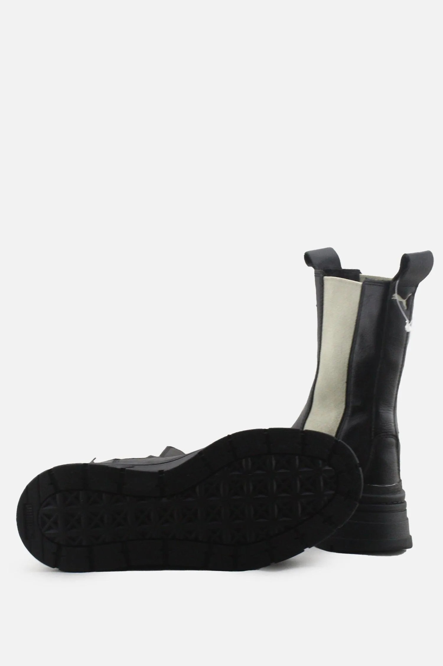 Puma Stretchable Combat Ankle Boots | 100% Authentic Leather