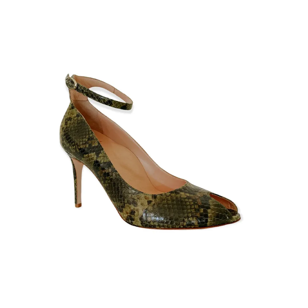 Raya Ankle Strap Pump Heels