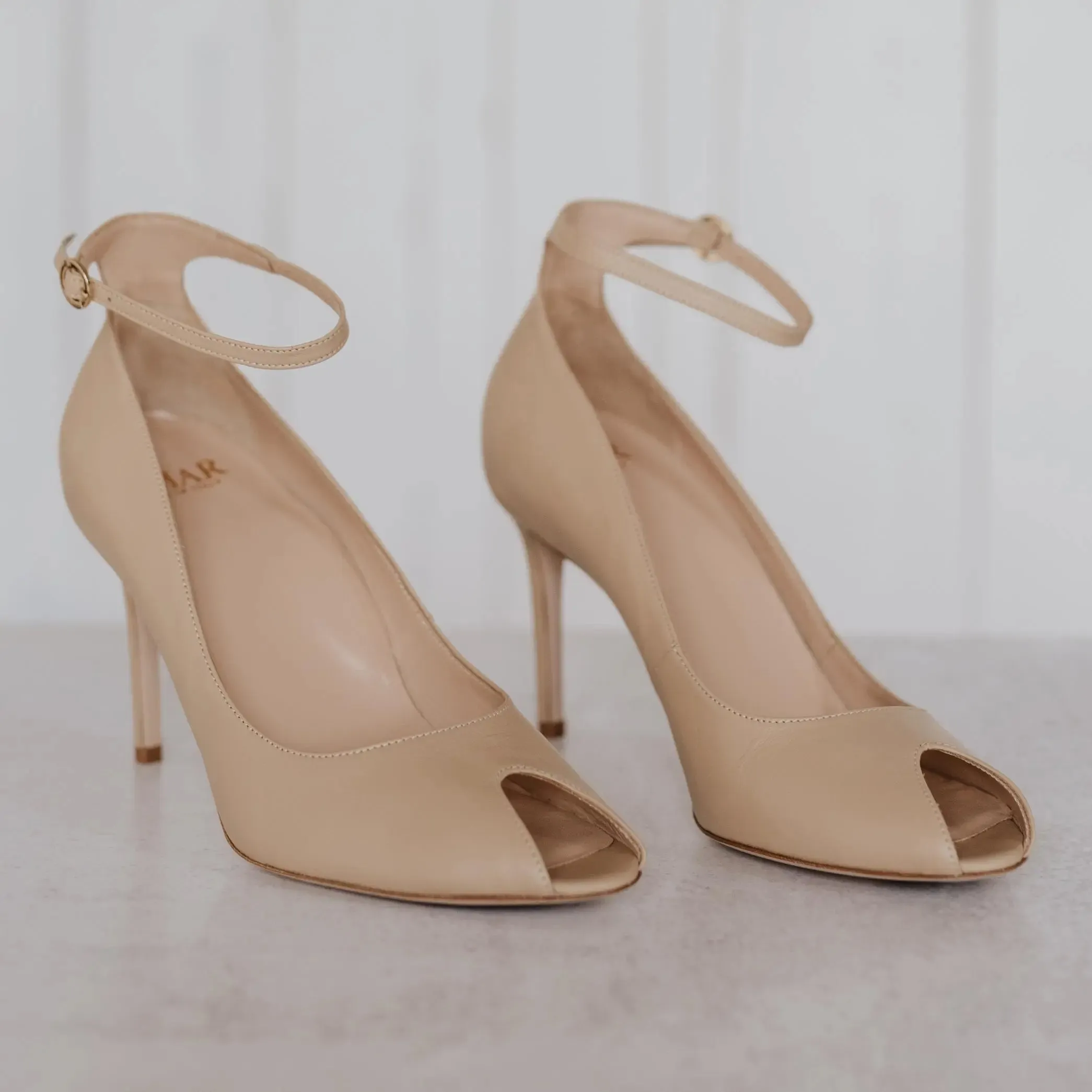 Raya Ankle Strap Pump Heels