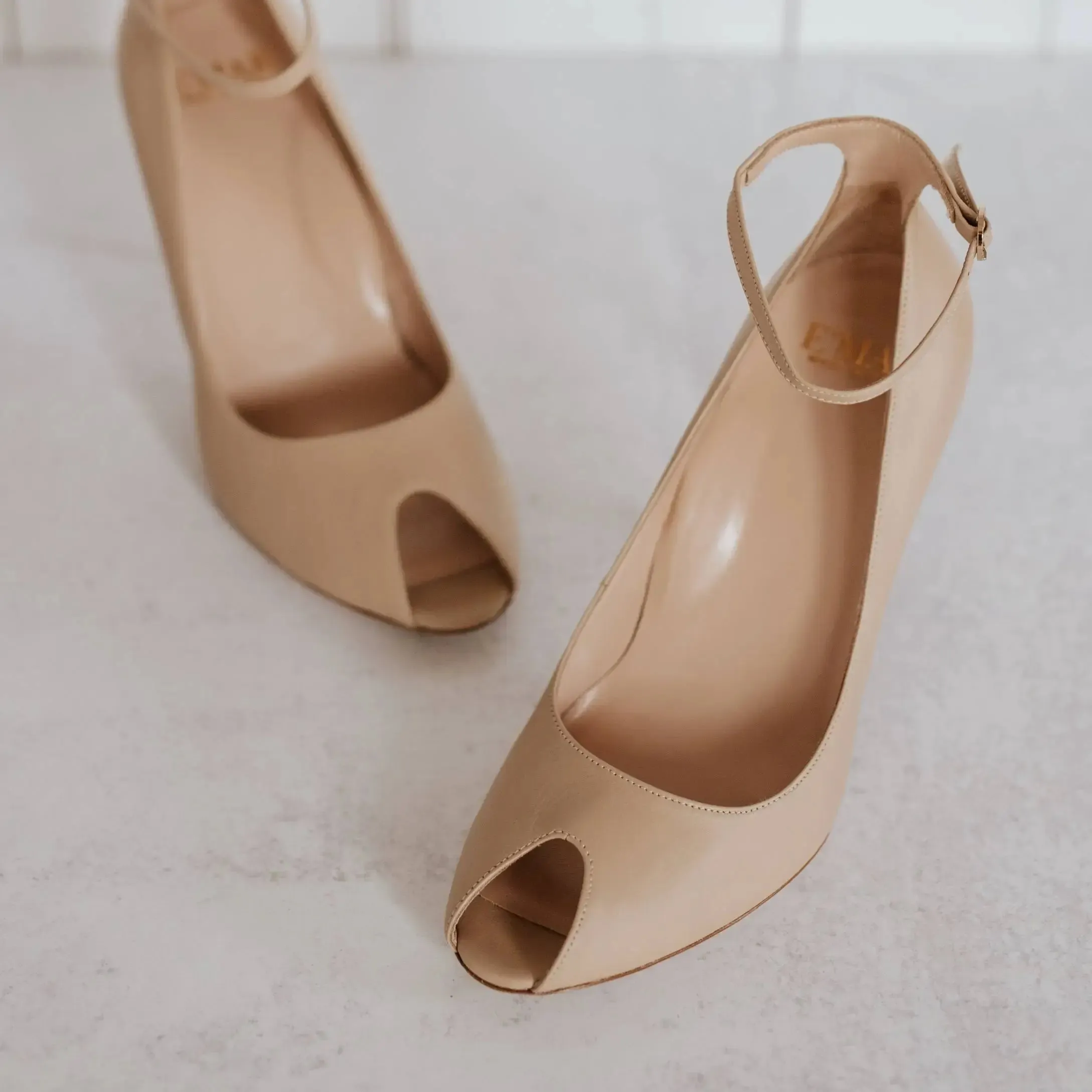 Raya Ankle Strap Pump Heels