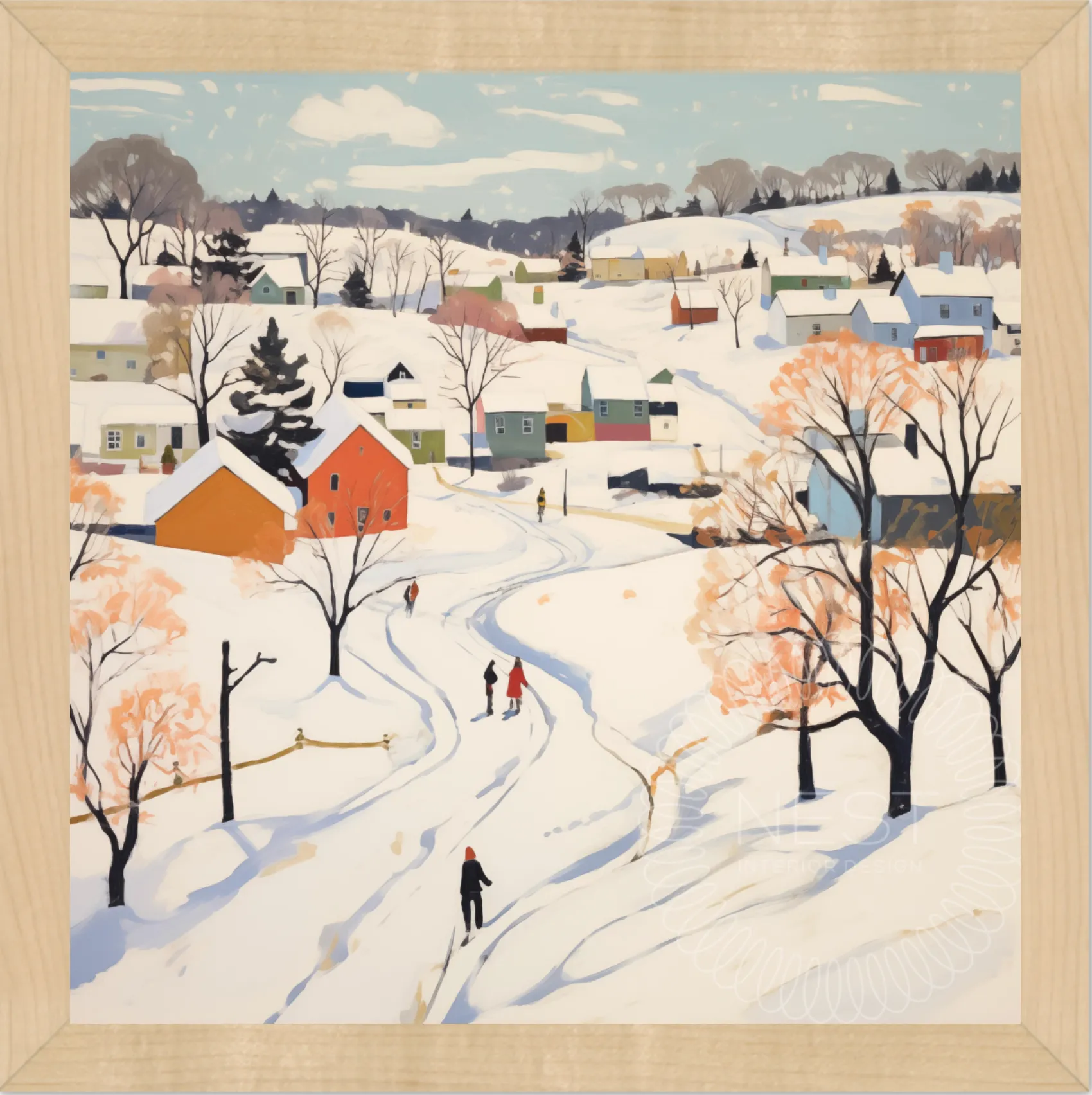 Snowy Trail Wall Decor
