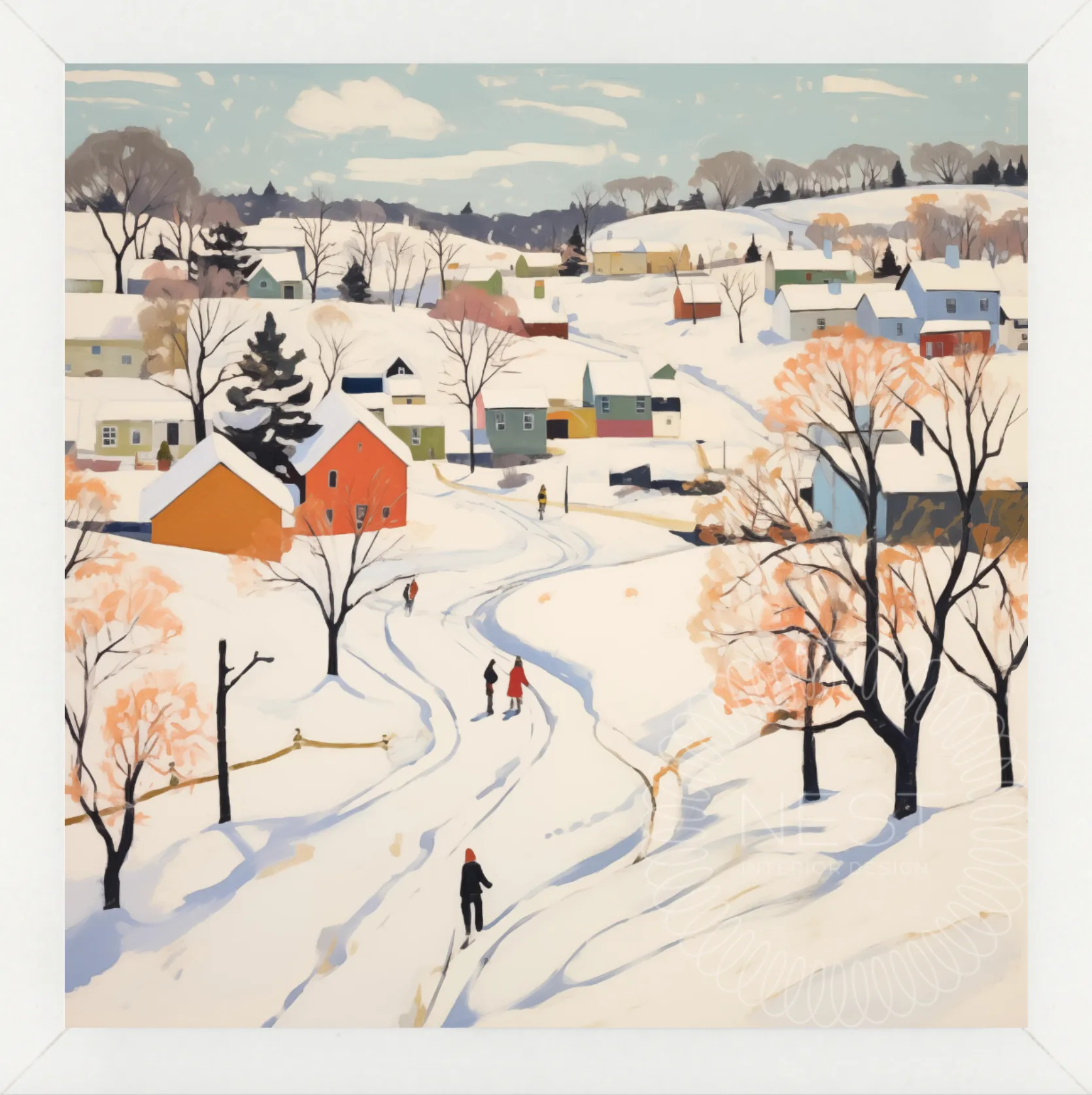 Snowy Trail Wall Decor