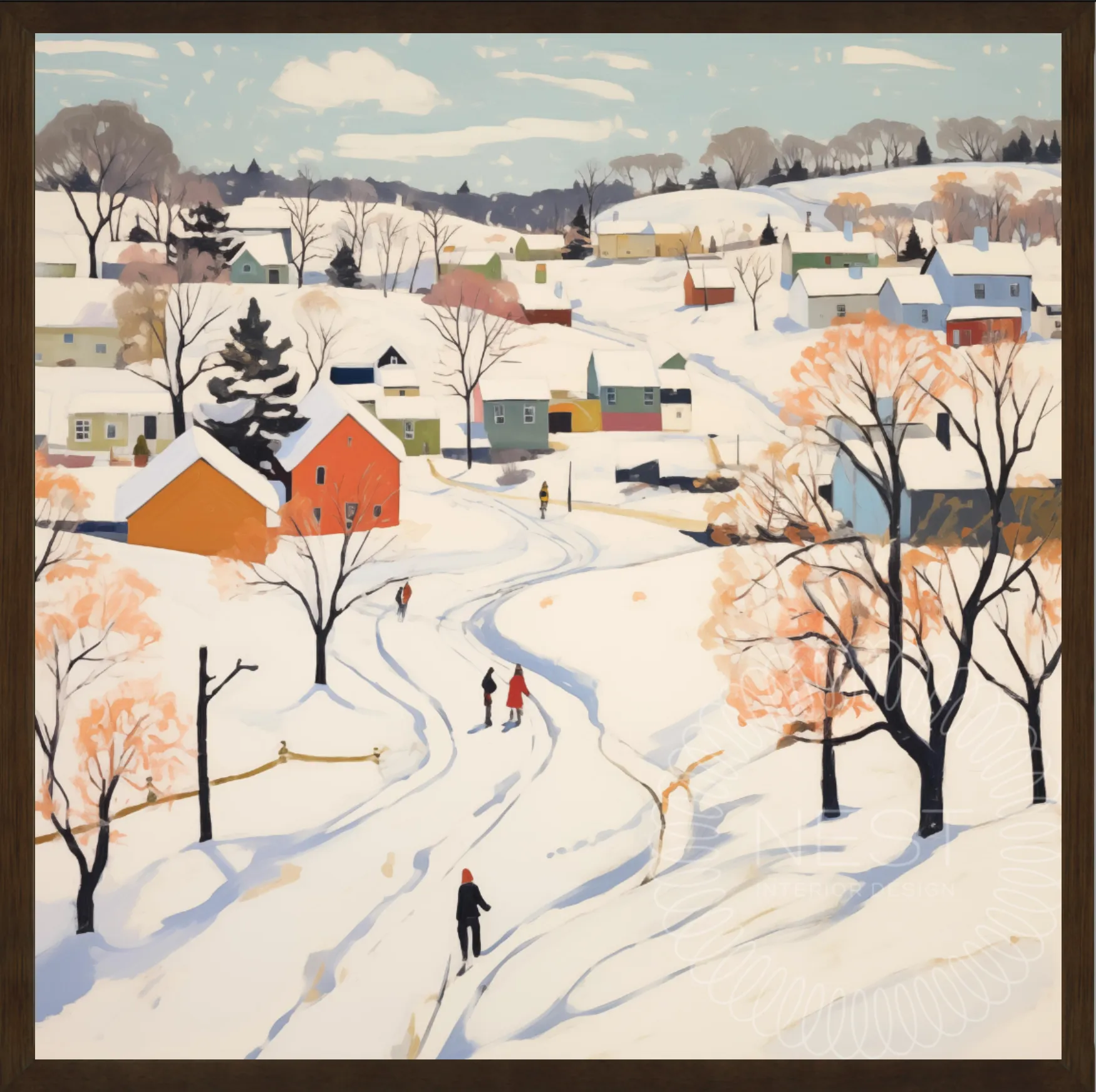 Snowy Trail Wall Decor