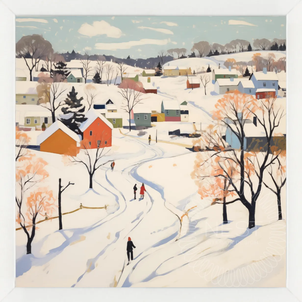 Snowy Trail Wall Decor